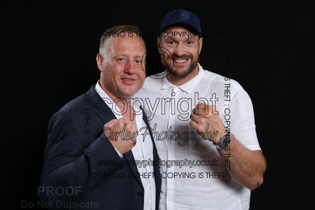 Tyson Fury at the Premier Suite